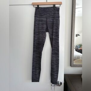 lululemon athletica Black Gray Leggings size 4